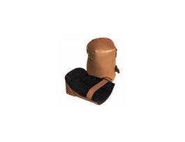 NATURAL PRO LEATHER KNEEPADS W/BUCKLE FA