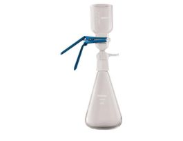 Borosil® Glass Vaccum Filtration Complete Assembly, 90mm Filter Holder with Fritted Glass Support, 5L (5000mL) Erlenmeyer Flask, 1000mL Funnel, Ground Glass Joints with Clamp ,1/EA