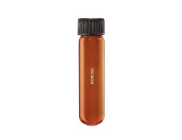 Borosil® Reusable Heavy Duty Amber Light-Blocking Culture Tubes with PTFE Lined PP Screw Caps and Round Bottoms, 5mL (16 x 75mm), 100/CS