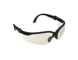 AKITA™ BLACK FRAME, INDOOR/OUTDOOR LENS, 5-POSITION RATCHET, EXTENDABLE TEMPLE