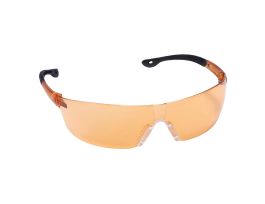 JACKAL™ ORANGE LENS, FROSTED ORANGE TEMPLE, CLEAR NOSE PIECE