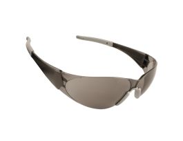 DOBERMAN™ BLACK FRAME, GRAY ANTI-FOG LENS, GRAY GEL NOSE PIECE & TEMPLE SLEEVES