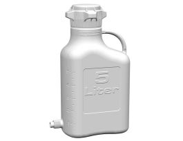 Carboy, 5L, HDPE, 83mm Cap, w Spigot