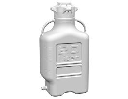 Carboy, 20L, HDPE, 120mm Cap, w Spigot