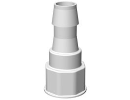 VersaBarb, Spigot Fitting, 1 1/8 Thread w/ 3/4" HB