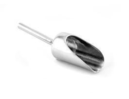 EZBio Stainless Steel Pharma Scoop, 316 L,  100mL, Steel Handle, 1/EA