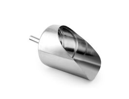 EZBio Stainless Steel Pharma Scoop, 316L,  1700mL, Steel Handle, 1/EA