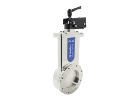 Gate Valve, DN100 Bore, Stainless Steel, Manual Actuation