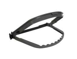 DUO SAFETY™ DIELECTRIC HDPE BRACKET FOR CAP-STYLE HELMETS, BAND MOUNTED