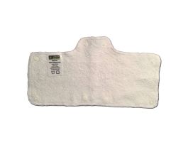 TERRY BROWPAD, Natural, 100% COTTON, SNAP ATTACHMENTS, 20 PER BAG, 1000 PER CASE