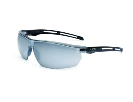 Uvex Tirade™ Seald Eyewear, Gloss Black Frame, SCT-Reflect 50 Lens, Uvextra AF