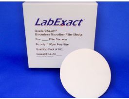 LabExact 934-AH ® 1.5um High Heat Binderless glass microfiber 2.5cm