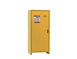 30-Minute EN Flammable Safety Cabinet, Cap. 30 gal., Dims. 34"W, 3 shelf, 1 hybrid-close door, Yellow