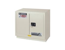 ChemCor® Under Fume Hood Corrosives/Acids Safety Cabinet, Cap. 23 gal., 1 shelf, 2 s/c doors, LtNu.