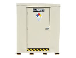 2-Hour Fire-Rated Outdoor Safety Locker, 4-Drum, Explosion Relief Panels