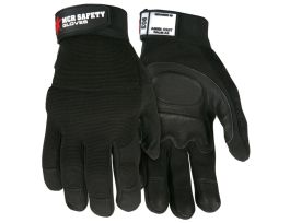 FASGUARD GLOVE AMARA LEATHER PALM BLK GRAI