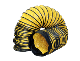 Standard Flexible Ducting 8"x15' with Cuff and Buckle Ends