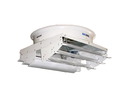 72" BIGDOG Circulation Fan, Deflectors, 208/230/460V, 3-Phase