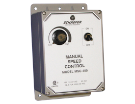Manual speed control 12.5 amp, 115v/230v