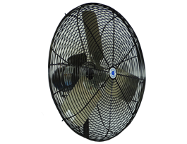 Twister 24" Heavy Duty Oscillationg Circulation Fan, OSHA Black