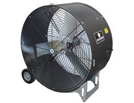 36" Versa-Kool Mobile Spot Cooler Fan, OSHA Guards, Black