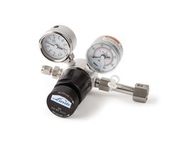 High-Purity VOC Regulator, Mini SS High Purity, 0-30psi 1 Stage Regulator for 6A Cylinder CGA 180