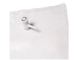 Tedlar Sampling Bag, w/Single Polypropylene Valve & Septum Fitting 12 Liter Cap., 13" x 24", 10pk