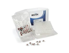 Crimp Vial Convenience Kit, SilCote Deact 2ml 11mm Clr Crmp Top Vial w/PTFE/Natural Rubber 100PK