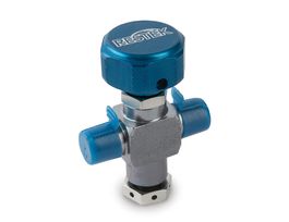 Sample Cylinder Valve, 1/4" Male NPT x 1/4" Male NPT w/1800psi Rupture Disc, 3500psig DOT press rating, Sulfinert