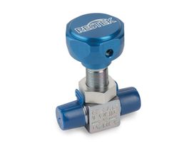 Metering Control Valve, 1/4" Male NPT x 1/4" Male NPT 3500psig DOT press rating, Sulfinert