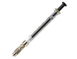 Gas-Tight Syringe Fitted with Luer Lock Valve, Model 2.5MDR-VLL-GT 2.5ml/LL