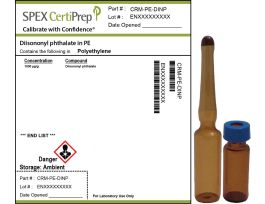 Diiononyl Phthalate in Polyethylene Matrix