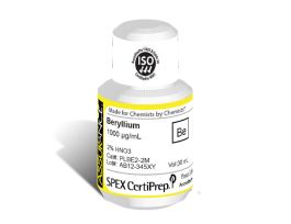 Beryllium, 1,000 ug/mL, for AA and ICP, 30 mL