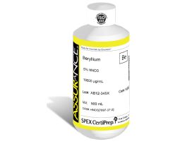 Beryllium, 10,000 ug/mL, for AA and ICP, 500 mL
