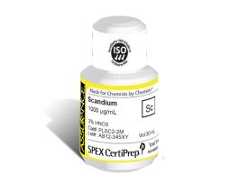Scandium, 1,000 ug/mL, for AA and ICP, 30 mL
