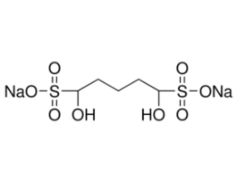 Glutaraldehyde sodium bisulfite addition compound