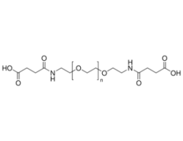 alpha,omega-Bis{2-[(3-carboxy-1-oxopropyl)amino]ethyl}polyethylene glycolMr 3000
