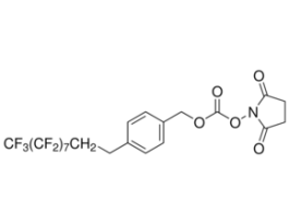 N-[4-(3,3,4,4,5,5,6,6,7,7,8,8,9,9,10,10,10-Heptadecafluorodecyl) benzyloxycarbonyloxy]succinimide>=97.0% (NMR)