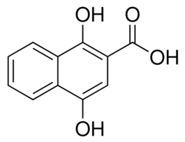 1,4-Dihydroxy-2-naphthoic acid97%