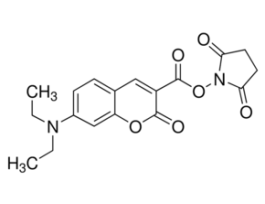 7-(Diethylamino)coumarin-3-carboxylic acid N-succinimidyl esterBioReagent, suitable for fluorescence, >=96.0% (HPLC) 100MG