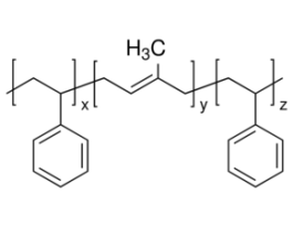 Polystyrene-block-polyisoprene-block-polystyrenestyrene 14 wt. %