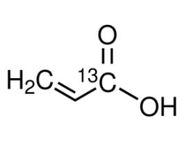 Acrylic acid-1-13C99 atom % 13C, contains hydroquinone as stabilizer