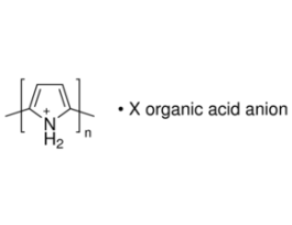 Polypyrroledoped, conductivity 30 S/cm (bulk), extent of labeling: 20 wt. % loading, composite with carbon black