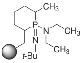 2-tert-Butylimino-2-diethylamino-1,3-dimethylperhydro-1,3,2-diazaphosphorine, polymer-bound200-400 mesh, extent of labeling: 2.0-2.5 mmol/g loading, 1 % cross-linked 5G