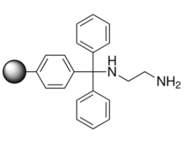 1,2-Diaminoethane trityl, polymer-bound100-200 mesh, extent of labeling: 1.2-1.7 mmol/g loading, 1 % cross-linked