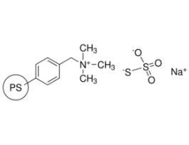 Thiosulfate, polymer-boundmacroporous, 16-50 mesh, extent of labeling: 1.5 mmol/g loading