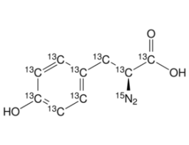 L-Tyrosine-13C9,15N98 atom % 15N, 98 atom % 13C, 95% (CP)