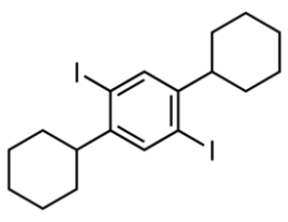 1,4-Dicyclohexyl-2,5-diiodobenzene95%