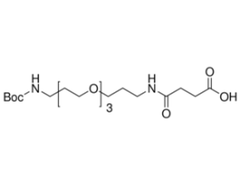 N-Boc-N'-succinyl-4,7,10-trioxa-1,13-tridecanediamine95% (HPLC) 1G