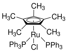 Pentamethylcyclopentadienylbis(triphenylphosphine)ruthenium(II) chloride 1G